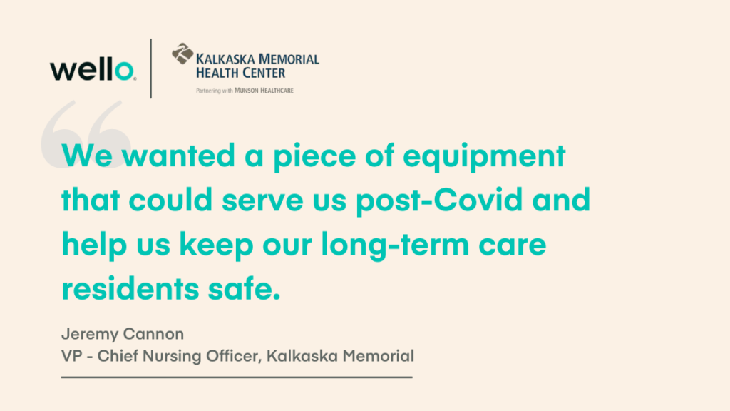 Kalkaska Memorial Health Center protects long-term care residents with the help of Wello.